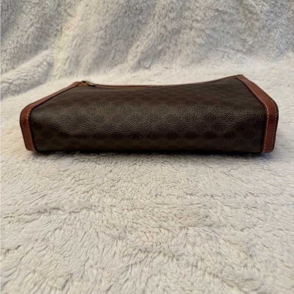EUC Vintage Celine Macadam Monogram Clutch With Hidden Strap - Picture 9 of 16